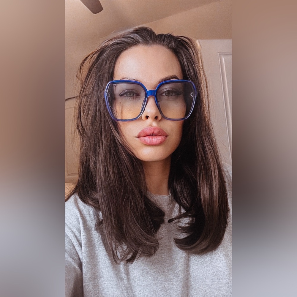 Brand new fashion clear sunglasses